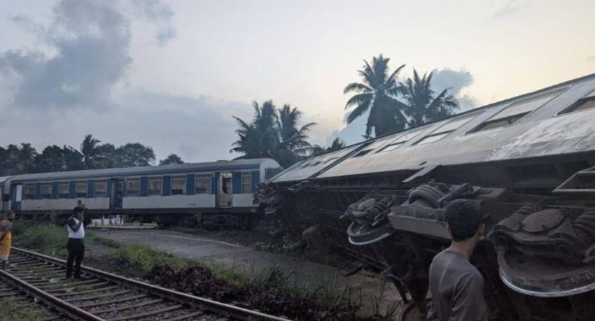 Train Derails in Sri Lanka; 10 Hospitalized
